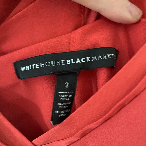White House Black Market Tie-Up Slip Maxi Dress - Picture 2 of 6